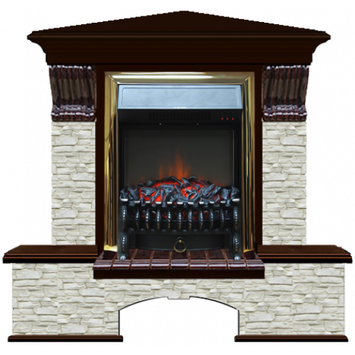 Бостон К Грот однотонный угловой (дуб)+Fobos Brass