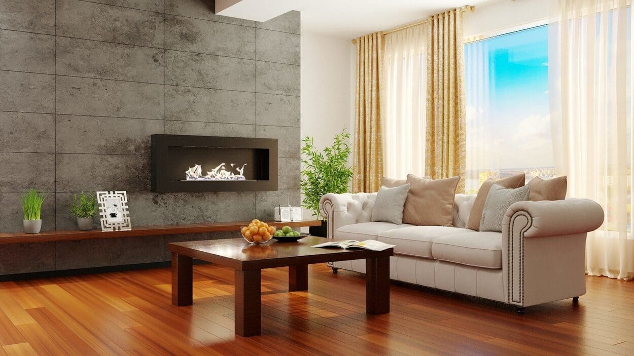 Биокамин "Русский огонь" Лофт 1300N настенный с защитным и декоративным стеклом по цене 46 100 руб.