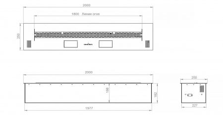 Автоматический биокамин 2000 Premium Автоматический биокамин 2000 Premium по цене 502 572 руб.