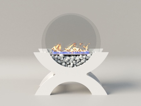 Биокамин "Русский огонь" Император белый по цене 21 800 руб.