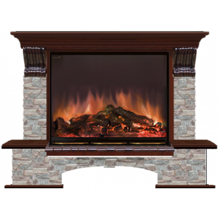 Бостон Грот цветной (красное дерево)+Arte 33